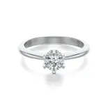 Pierścionek z białego złota z diamentem AJPZ_008